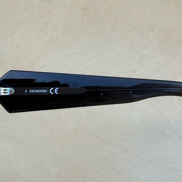 NEW Swarovski Black Crystal-Embellished Glasses - Picture 6 of 7